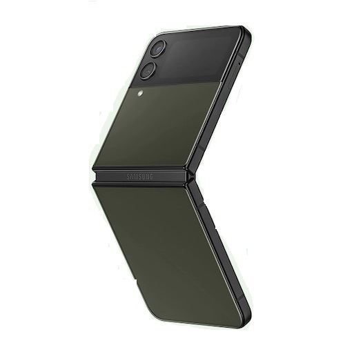 buy Cell Phone Samsung Galaxy Z Flip4 5G SM-F721U 256GB - Khaki Black Bespoke Edition - click for details